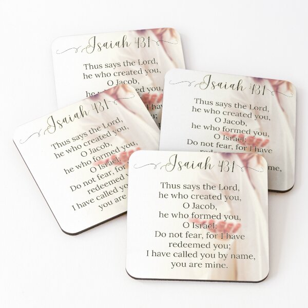 Item preview, Isaiah 43:1 Bible Verse Art – Christian art Decor designed and sold by Ave Imprints.