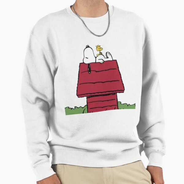Snoopy & Woodstock – Chill on the Doghouse Roof Pullover Sweatshirt