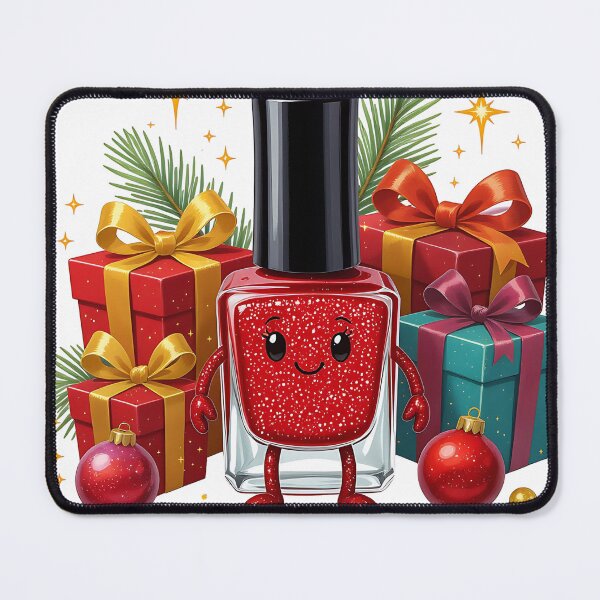 Item preview, Christmas Nail Polish Cartoon  designed and sold by Printable-Cutie.