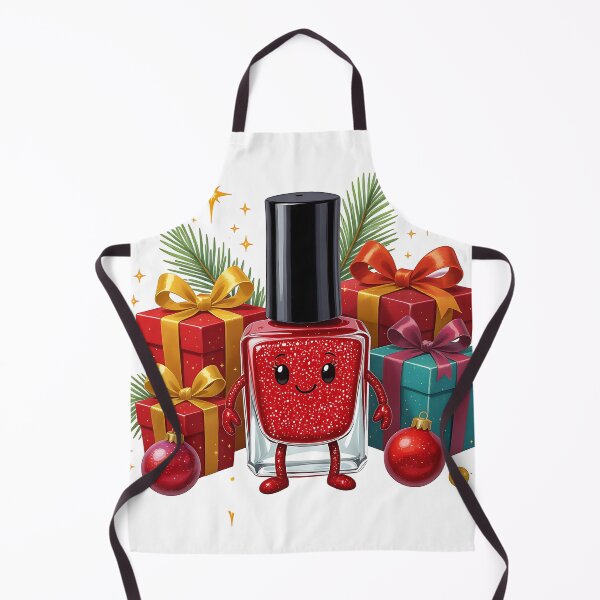 Item preview, Christmas Nail Polish Cartoon designed and sold by Printable-Cutie.