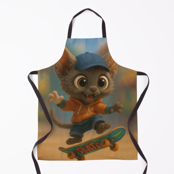 Item preview, Skater Devon Rex Cat designed and sold by Sillytoe.