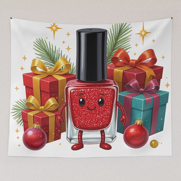 Item preview, Christmas Nail Polish Cartoon  designed and sold by Printable-Cutie.