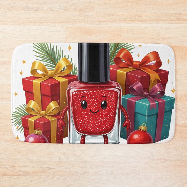 Item preview, Christmas Nail Polish Cartoon  designed and sold by Printable-Cutie.