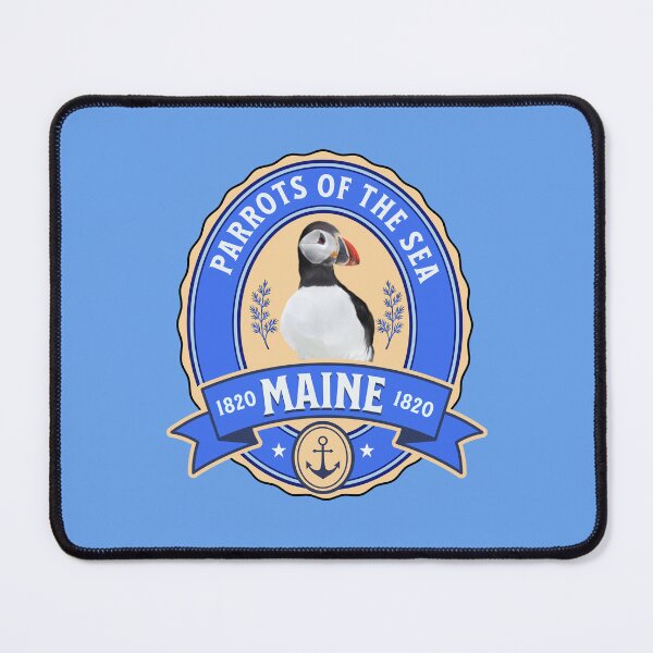 Item preview, Maine Puffin Badge – Parrots of the Sea Nautical Emblem Shirt designed and sold by ArtRoyal13.