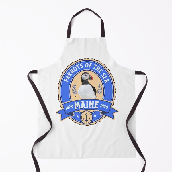 Item preview, Maine Puffin Badge – Parrots of the Sea Nautical Emblem Shirt designed and sold by ArtRoyal13.