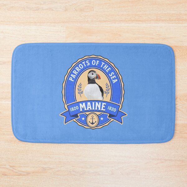 Item preview, Maine Puffin Badge – Parrots of the Sea Nautical Emblem Shirt designed and sold by ArtRoyal13.