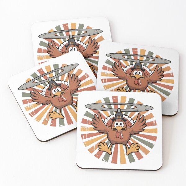 Item preview, WKRP Turkey Drop Vintage Thanksgiving Tee & Sticker – Classic 1978 Humor designed and sold by GeniePixel.