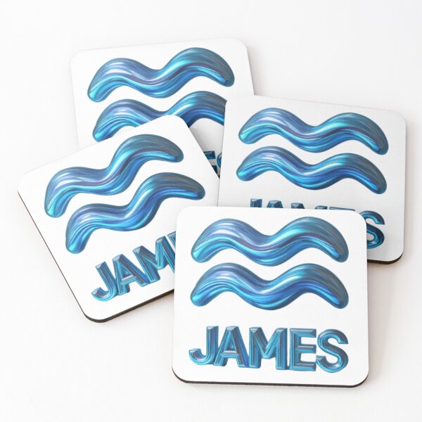 Item preview, Aquarius James Zodiac Symbol designed and sold by AlexLineArt.