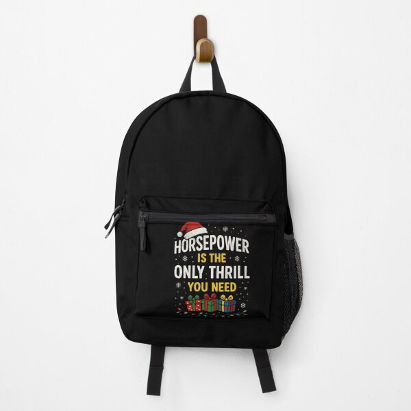 Item preview, Horsepower Is The Only Thrill You Need Christmas Funny Racing Holiday designed and sold by CarantinedChaos.