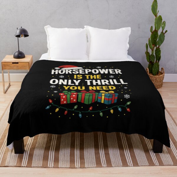 Item preview, Horsepower Is The Only Thrill You Need Christmas Funny Racing Holiday designed and sold by CarantinedChaos.