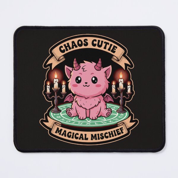 Item preview, Chaos Cutie Magical Mischief - Cute Pink Demon Pet designed and sold by AwesomeBeyondLimits.