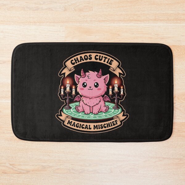 Item preview, Chaos Cutie Magical Mischief - Cute Pink Demon Pet designed and sold by AwesomeBeyondLimits.