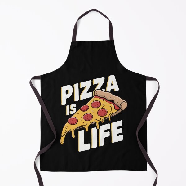 Item preview, Pizza Is Life – Funny Cheesy Pepperoni Slice Illustration for Pizza Lovers, Foodies & Fast-Food Fans designed and sold by BrainBubbleArt.