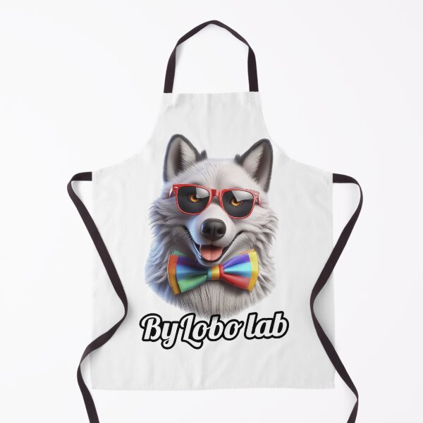 Item preview, Rainbow Wolf – Colorful Pride Art ByLobolab designed and sold by bylobolab.