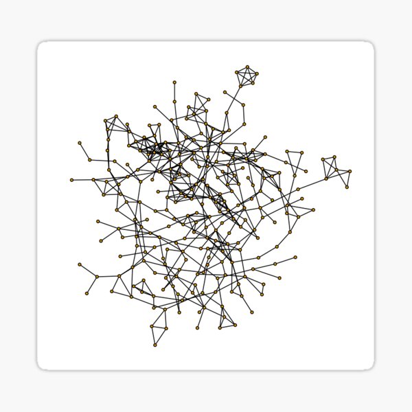 a random network Sticker