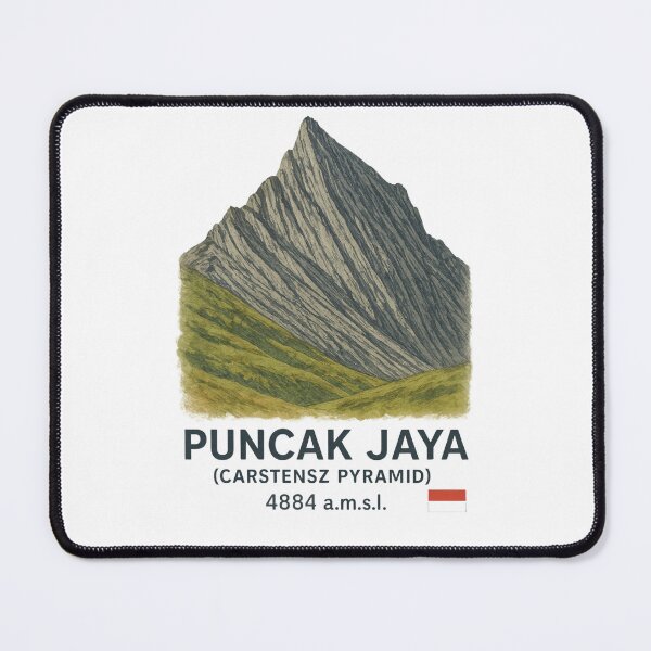 Item preview, Puncak Jaya (Carstensz Pyramid) – Highest Peak of Oceania (4884 a.m.s.l.) designed and sold by BloomKind.