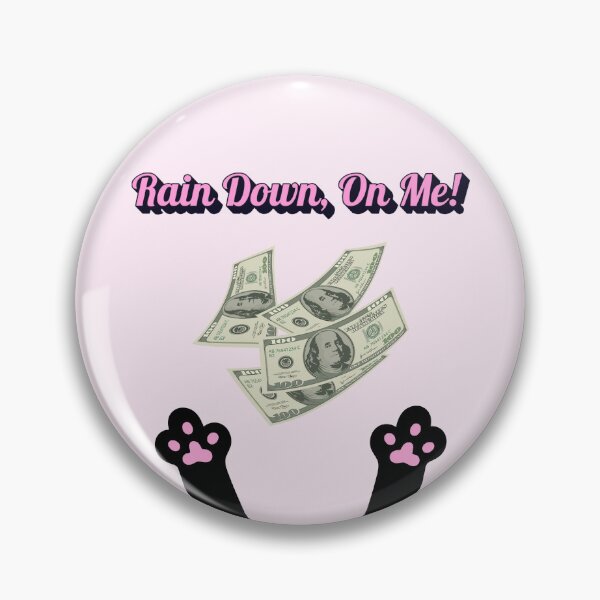 Item preview, Raining Money with Cute Cat Paws designed and sold by YooGlowe.