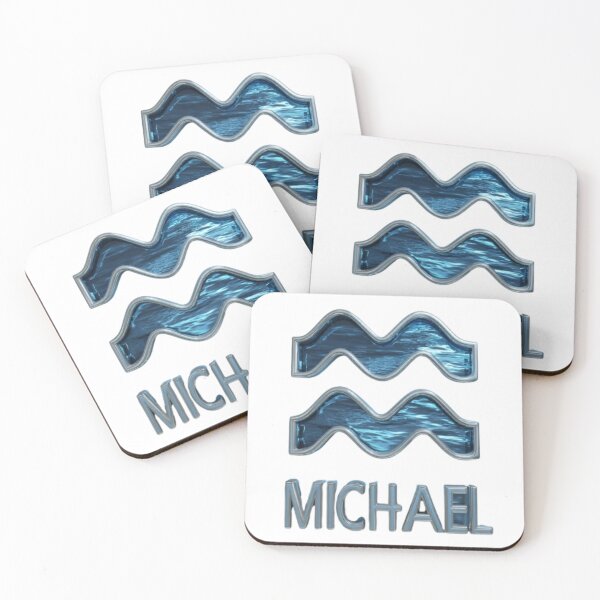 Item preview, Aquarius Michael Zodiac Symbol designed and sold by AlexLineArt.