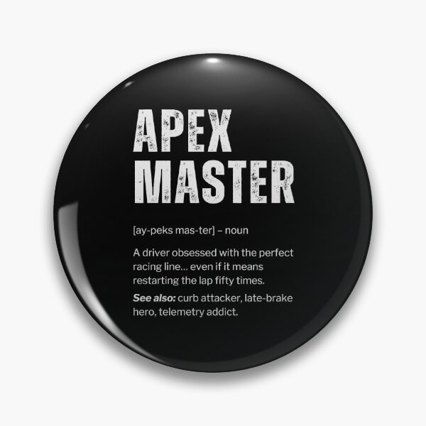 Item preview, Apex Master Definition – Funny Sim Racing Gamer  designed and sold by 365CarMods Official.