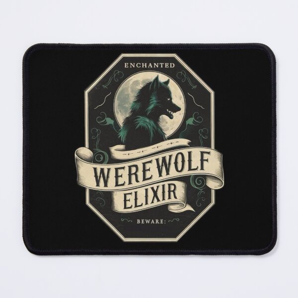 Item preview, Werewolf Elixir Vintage Label designed and sold by Adronia.