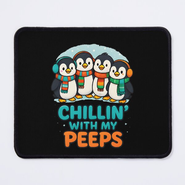 Item preview, Chillin' With My Peeps Funny Penguin Cute Christmas Kids Design designed and sold by Dantin.
