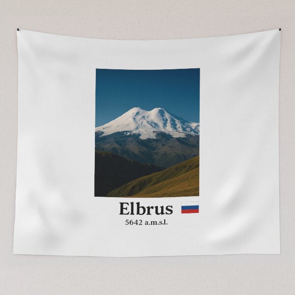 Item preview, Mount Elbrus – Highest Peak of the Caucasus (5642 a.m.s.l.) designed and sold by BloomKind.