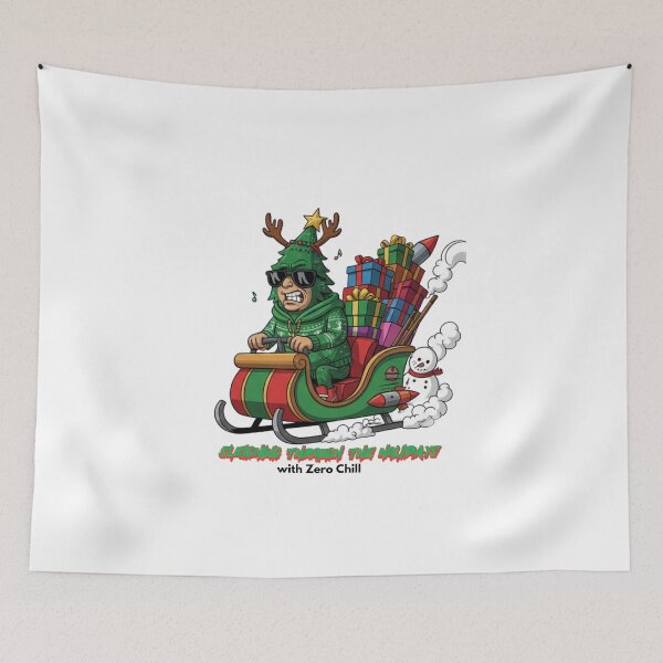 Item preview, Sleighing It Like a Boss designed and sold by MiszungART.