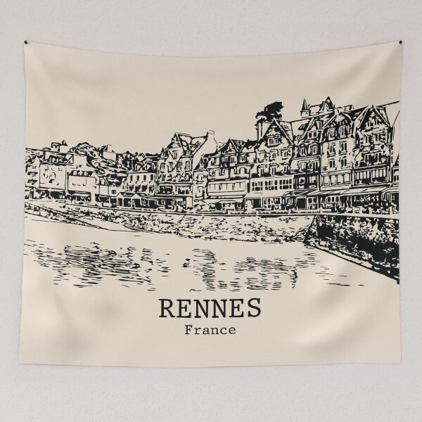Item preview, Rennes - France designed and sold by Lakeric Cityscapes.