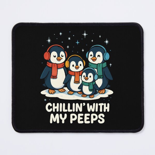 Item preview, Chillin' With My Peeps Cute Penguin Family Winter Design designed and sold by Dantin.