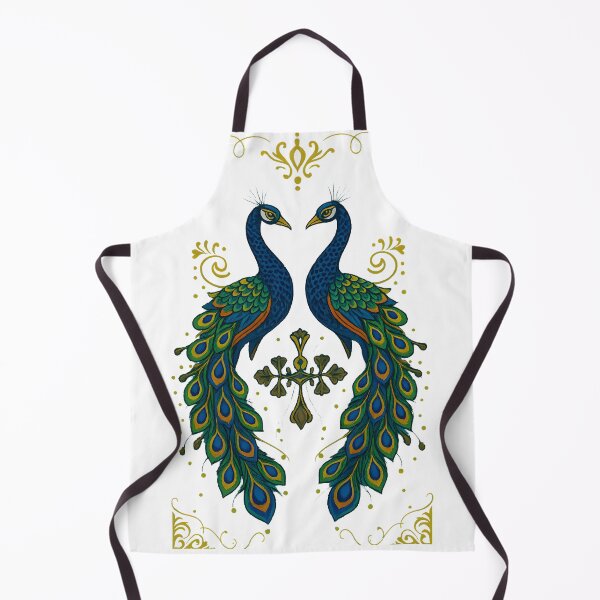Item preview, Elegant Assam Peacock Design – Traditional Art Print with Two Majestic Peacocks designed and sold by Haus Of K.