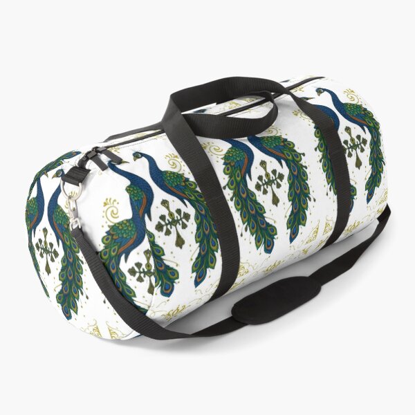 Item preview, Elegant Assam Peacock Design – Traditional Art Print with Two Majestic Peacocks designed and sold by Haus Of K.