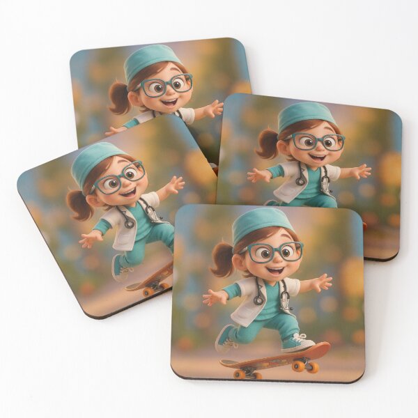 Item preview, Skater Doctor Girl designed and sold by Sillytoe.