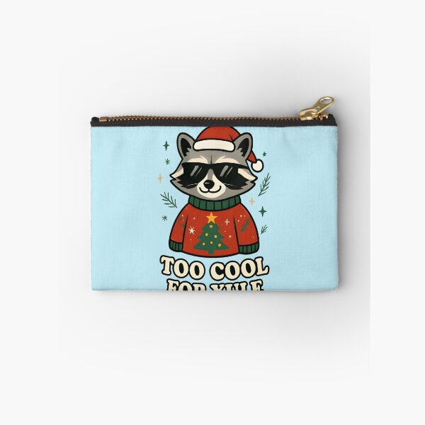 Item preview, Too Cool For Yule Funny Raccoon Christmas Design designed and sold by Dantin.