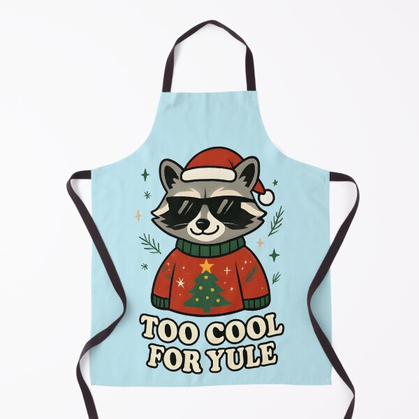 Item preview, Too Cool For Yule Funny Raccoon Christmas Design designed and sold by Dantin.
