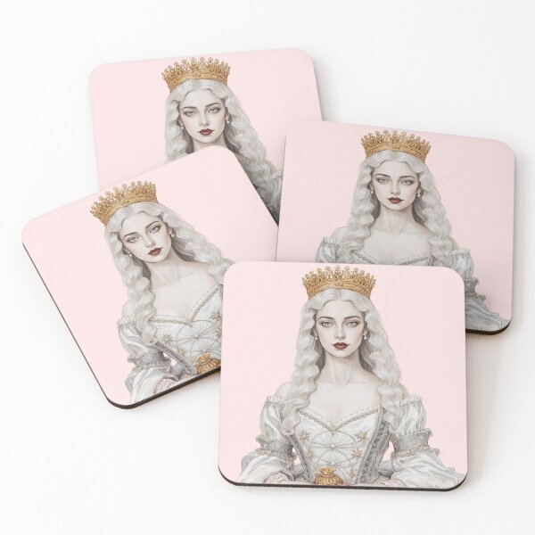 Item preview, Queen of hearts - Vintage Classic Art Devine Feminine energy designed and sold by RSDigitalPrintDesign.