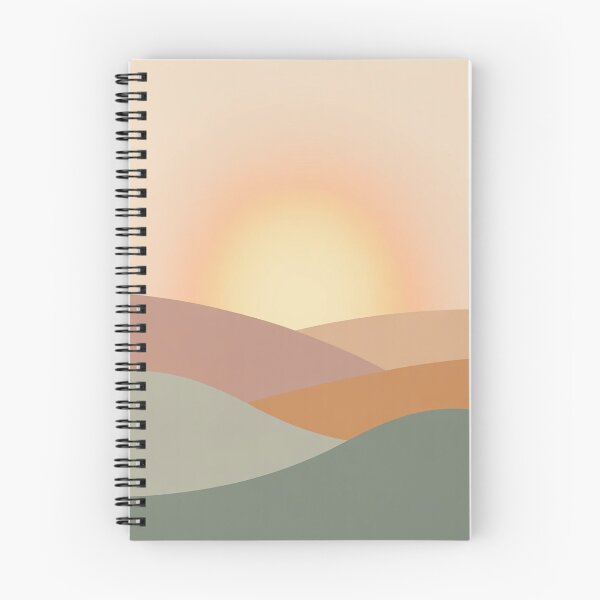 Item preview, Lifestyle Hub: Abstract Sunrise Over Hills designed and sold by M&M Lifestyle Hub.