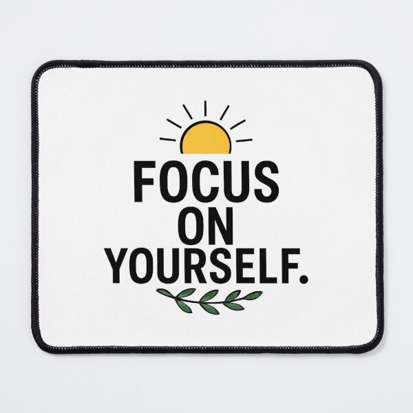 Item preview,  Focus On You – Bold Minimalist Motivational Sticker designed and sold by Aseelomer479.
