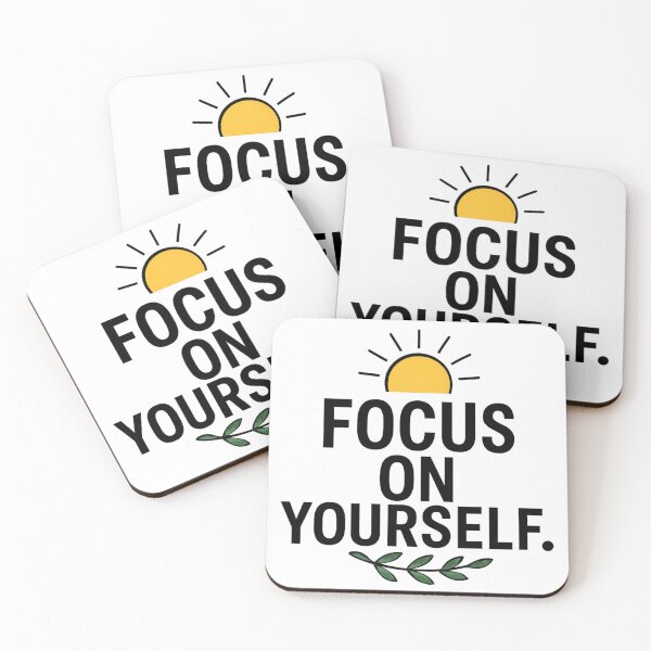Item preview,  Focus On You – Bold Minimalist Motivational Sticker designed and sold by Aseelomer479.