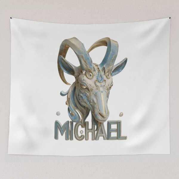 Item preview, Capricorn Michael Zodiac Emblem designed and sold by AlexLineArt.