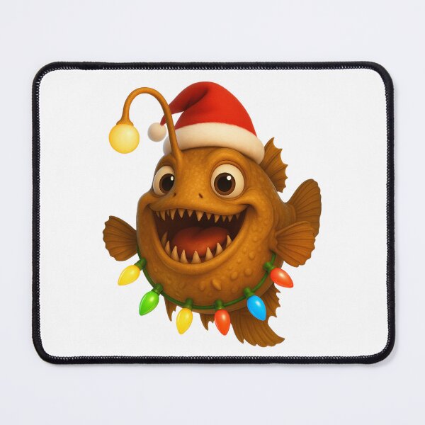 Item preview, Christmas Monkfish designed and sold by Sillytoe.