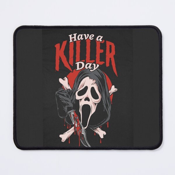 Item preview, Horror Mask With Knife Poster designed and sold by Adronia.