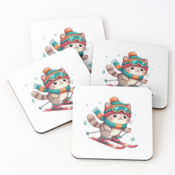 Item preview, Skiing Cat designed and sold by raylie-mcalpin.