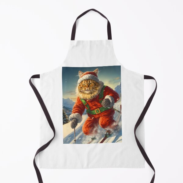 Item preview, Cool Adventurous Cat Skiing In The Mountains. designed and sold by raylie-mcalpin.