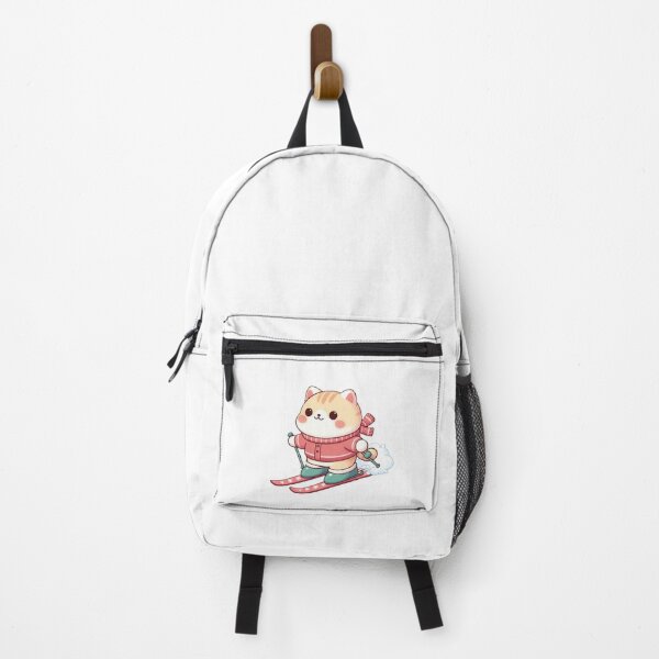 Item preview, Skiing Cat Ski Cute Snow designed and sold by raylie-mcalpin.