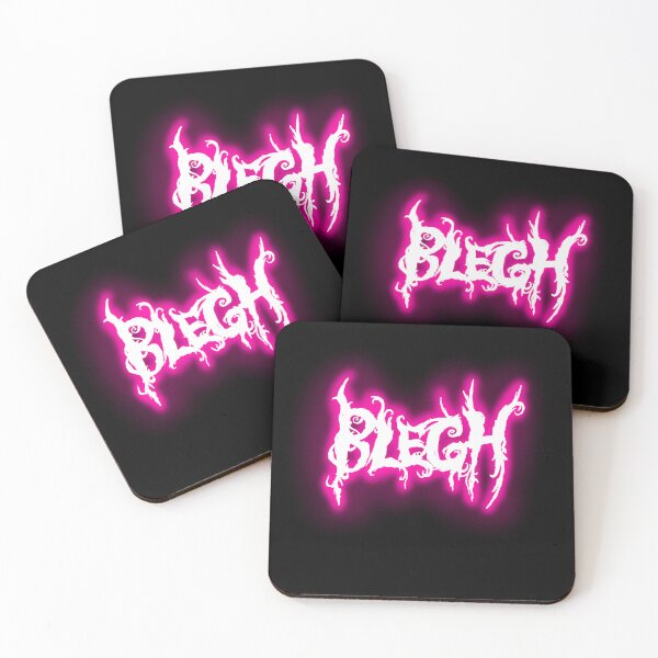 Item preview, White and Pink Glow BLEGH on Black designed and sold by Gothica-rose.