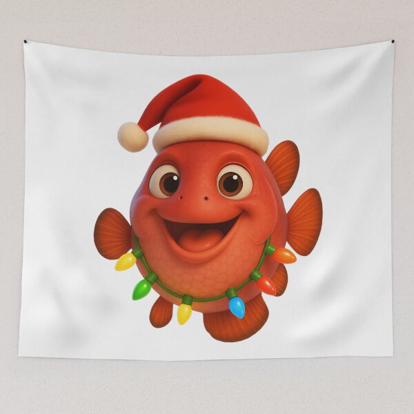 Item preview, Christmas Opah Fish designed and sold by Sillytoe.