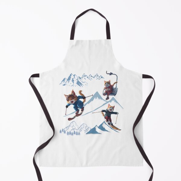 Item preview, Happy Cats On Ski Adventure designed and sold by raylie-mcalpin.