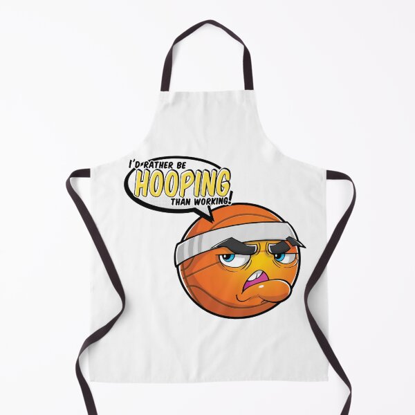 Item preview, Basketball - Ball Head Cartoon I'd rather be Hooping than Working designed and sold by DesignLacco.