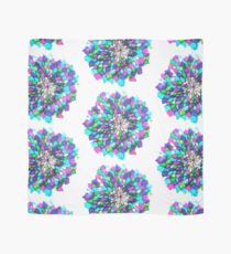 Stained glass effect Flower inked water Doodle Scarf