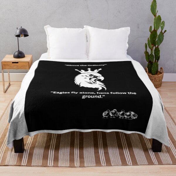 Item preview, “Above the Ordinary – Eagle Tattoo Quote Design” designed and sold by --@vidika.